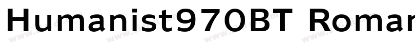 Humanist970BT Roman字体转换